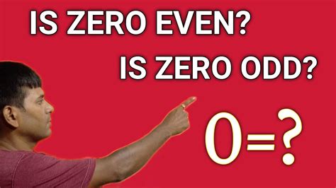 is zero even or odd number